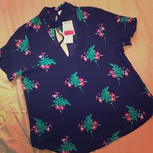 Floral Print Blouse